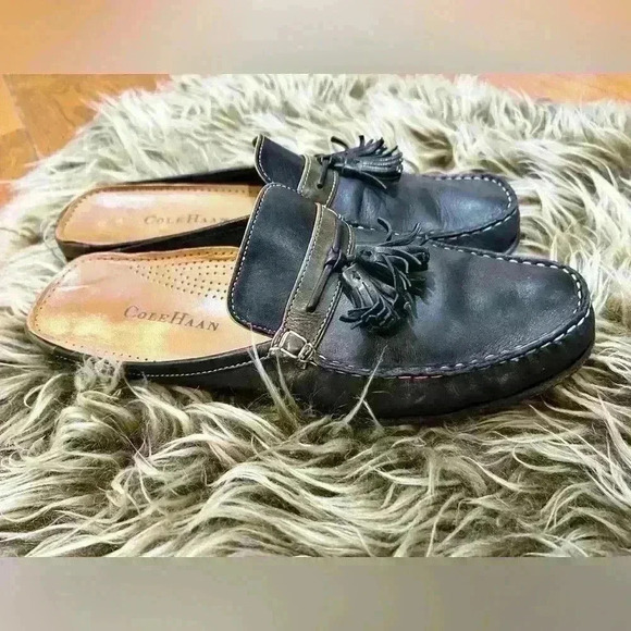 Cole Haan Square Toed Mules Size 9 - Picture 2 of 10